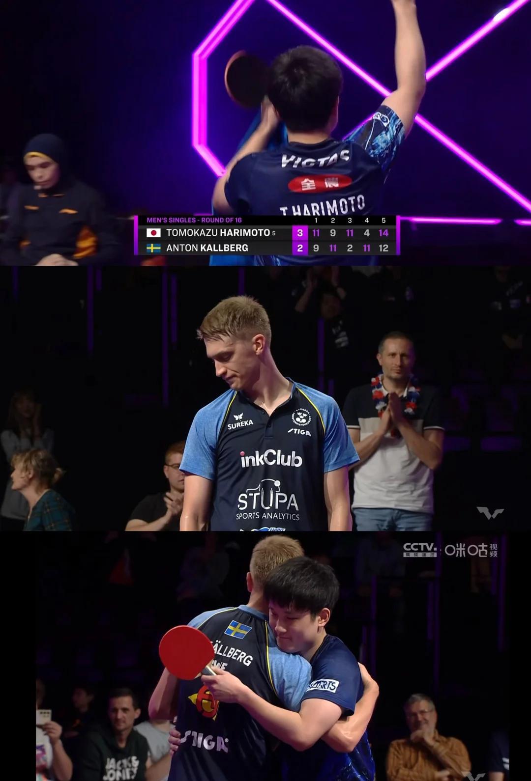 包含瑞典队险胜日本队，张本智和状态火热的词条