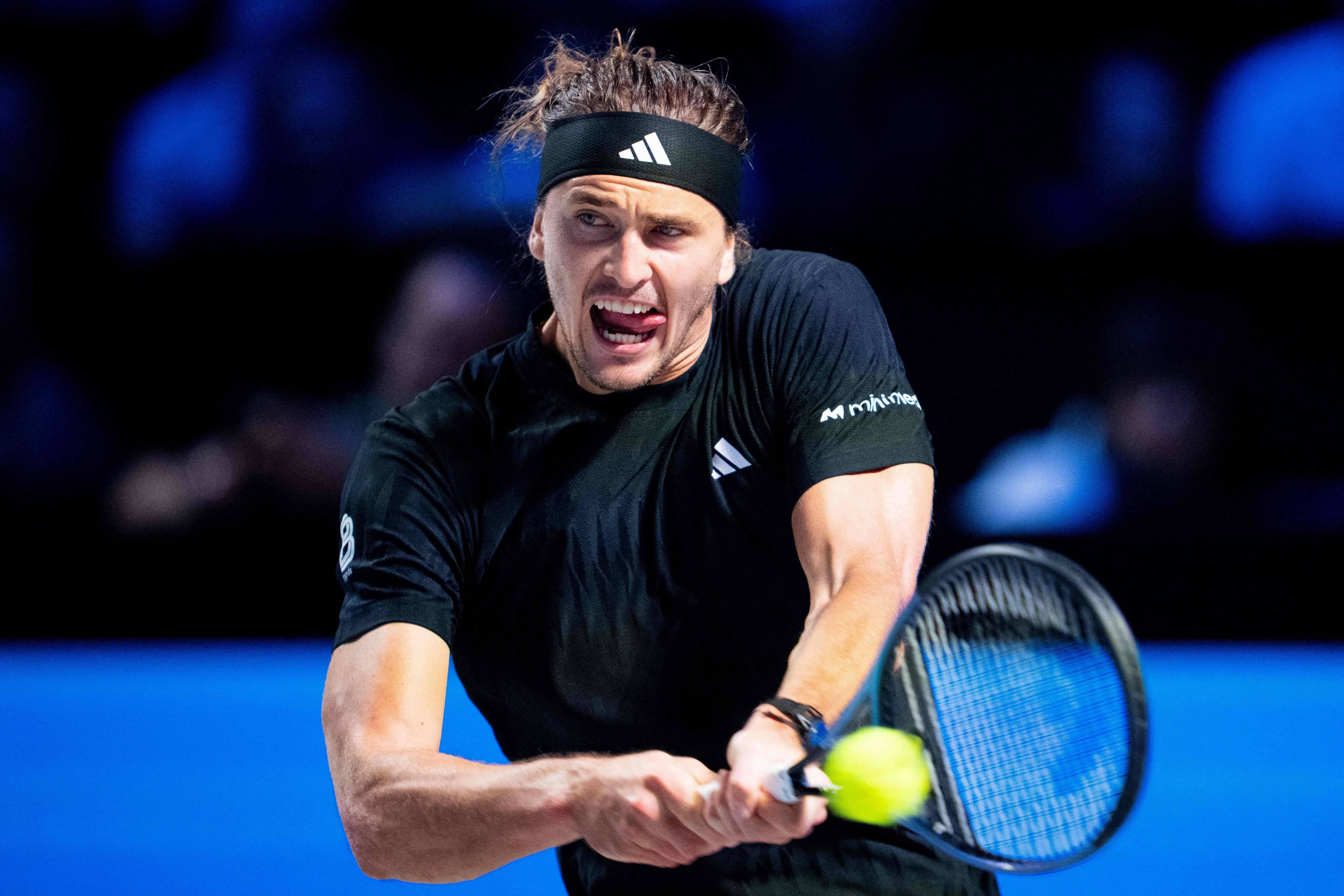 包含德国网球队鏖战西班牙网球队，兹维列夫高光表现的词条